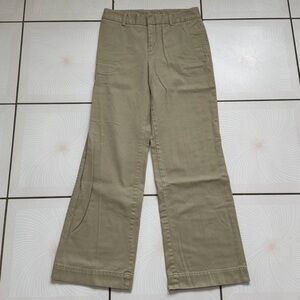 Gap khaki wide leg trousers Size 6R